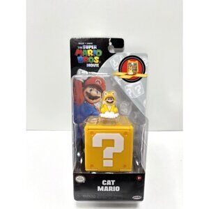 Super Mario Cat Mario Mini Figure The Super Mario Bros Movie Collectible Toy New
